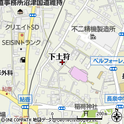 静岡県駿東郡長泉町下土狩880-20周辺の地図