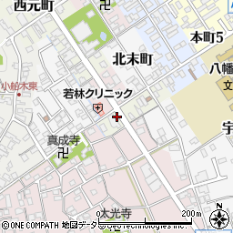 滋賀県近江八幡市板屋町19周辺の地図