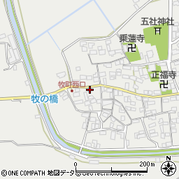 滋賀県近江八幡市牧町885周辺の地図