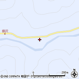 静岡県静岡市葵区横沢202周辺の地図
