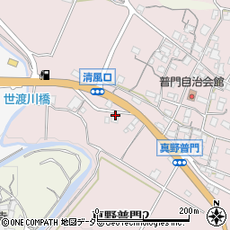 滋賀県大津市真野普門周辺の地図