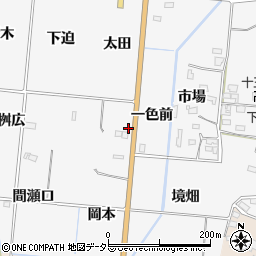 愛知県豊田市亀首町一色前周辺の地図