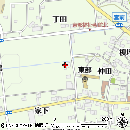 愛知県日進市米野木町追鳥64周辺の地図