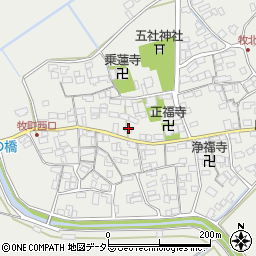 滋賀県近江八幡市牧町950周辺の地図