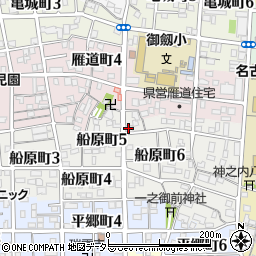 愛知県名古屋市瑞穂区船原町6丁目1周辺の地図