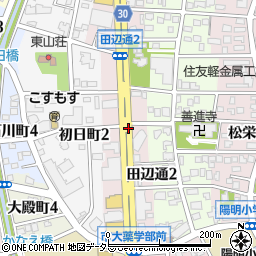 愛知県名古屋市瑞穂区田辺通2丁目周辺の地図