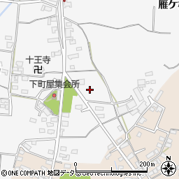 愛知県豊田市亀首町山川周辺の地図