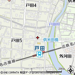 三十三銀行戸田支店周辺の地図