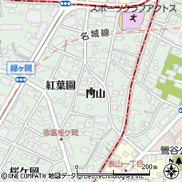 愛知県名古屋市瑞穂区彌富町円山61-4周辺の地図