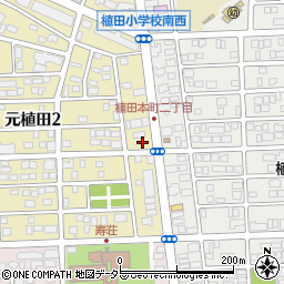 セブンイレブン名古屋元植田２丁目店周辺の地図