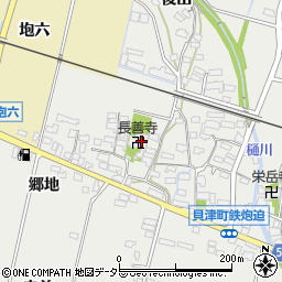 愛知県豊田市貝津町町屋周辺の地図