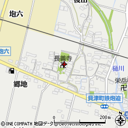 愛知県豊田市貝津町（町屋）周辺の地図