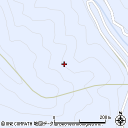 愛知県北設楽郡豊根村古真立日カゲゾロ周辺の地図