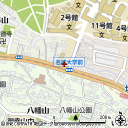 名古屋名城大学内郵便局周辺の地図