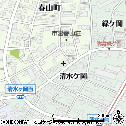 愛知県名古屋市瑞穂区彌富町清水ケ岡80周辺の地図