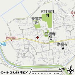 滋賀県近江八幡市牧町948周辺の地図