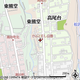 静岡県沼津市高尾台2周辺の地図