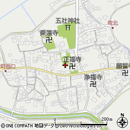 滋賀県近江八幡市牧町954周辺の地図