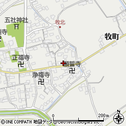 滋賀県近江八幡市牧町659周辺の地図