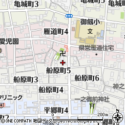 愛知県名古屋市瑞穂区船原町5丁目3周辺の地図