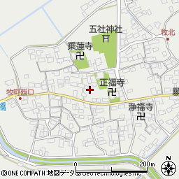 滋賀県近江八幡市牧町951周辺の地図