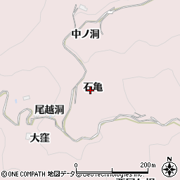 愛知県豊田市大蔵連町石亀周辺の地図