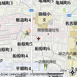 愛知県名古屋市瑞穂区船原町6丁目5周辺の地図