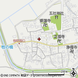 滋賀県近江八幡市牧町873周辺の地図