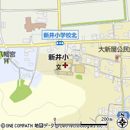 丹波市立新井小学校周辺の地図