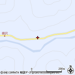 静岡県静岡市葵区横沢215周辺の地図