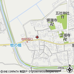 滋賀県近江八幡市牧町855周辺の地図