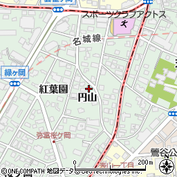 愛知県名古屋市瑞穂区彌富町円山57-2周辺の地図