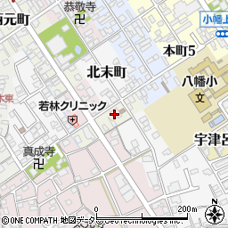 滋賀県近江八幡市板屋町10周辺の地図