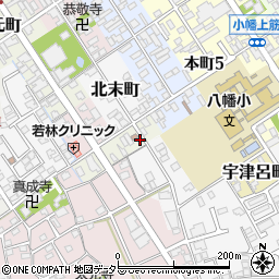 滋賀県近江八幡市板屋町5周辺の地図