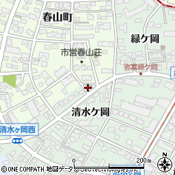 愛知県名古屋市瑞穂区彌富町清水ケ岡81周辺の地図