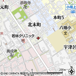 滋賀県近江八幡市板屋町9周辺の地図