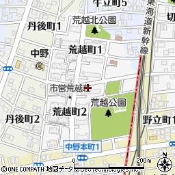 愛知県名古屋市中川区荒越町周辺の地図