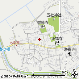 滋賀県近江八幡市牧町870周辺の地図
