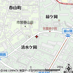 愛知県名古屋市瑞穂区彌富町清水ケ岡20周辺の地図