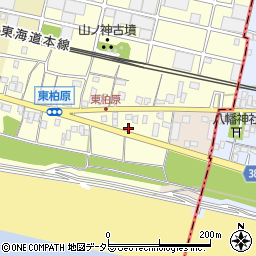 静岡県富士市東柏原新田264-4周辺の地図