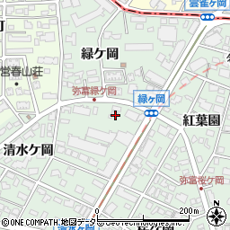 愛知県名古屋市瑞穂区彌富町清水ケ岡3周辺の地図