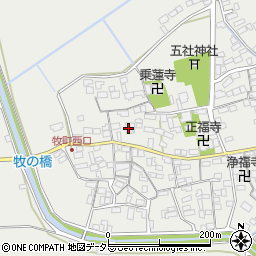 滋賀県近江八幡市牧町864周辺の地図