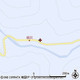 静岡県静岡市葵区横沢266周辺の地図