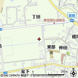 愛知県日進市米野木町追鳥周辺の地図