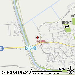 滋賀県近江八幡市牧町1119周辺の地図