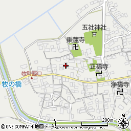 滋賀県近江八幡市牧町869周辺の地図