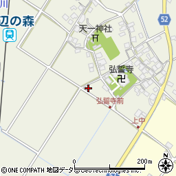 滋賀県東近江市建部下野町1100周辺の地図