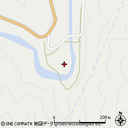 愛知県北設楽郡豊根村上黒川砥久保周辺の地図