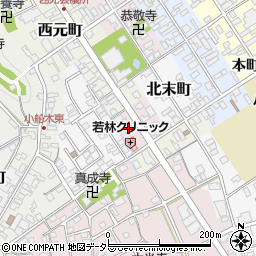 滋賀県近江八幡市西末町15周辺の地図