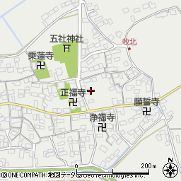 滋賀県近江八幡市牧町732周辺の地図